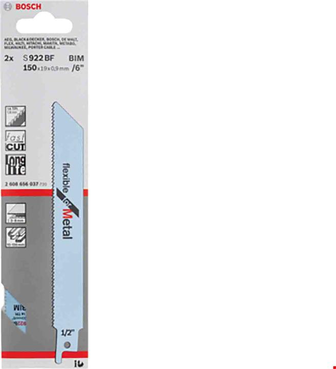 Actual product image Bosch Professional Zubehör Sabre saw blade S 922 EF, Flexi