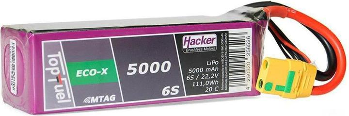 Produktbild Hacker LiPo Pack TF ECO-X 5000mAh 6S MTAG (22.20 V, 5000 mAh)