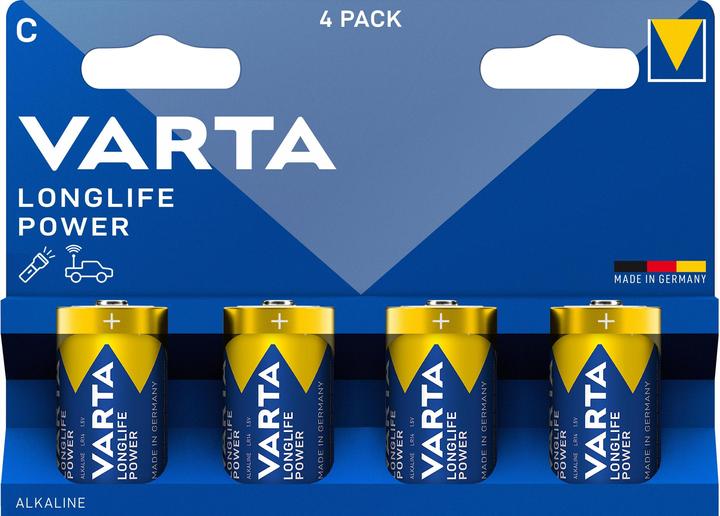 Image du produit Varta pouvoir de longue durée (4 pcs, C, 7800 mAh)