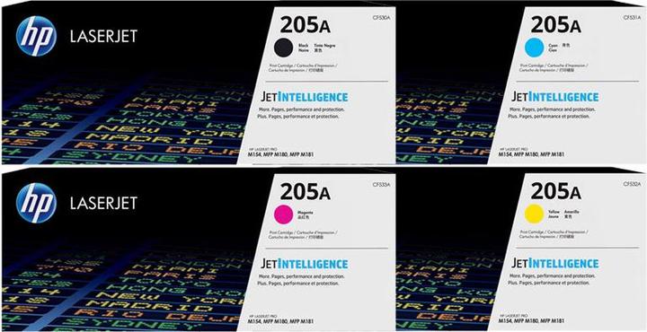 Produktbild HP 4x Original Toner KARTUSCHEN 205A CF530A für LaserJet M154 Pro MFP M180 M181