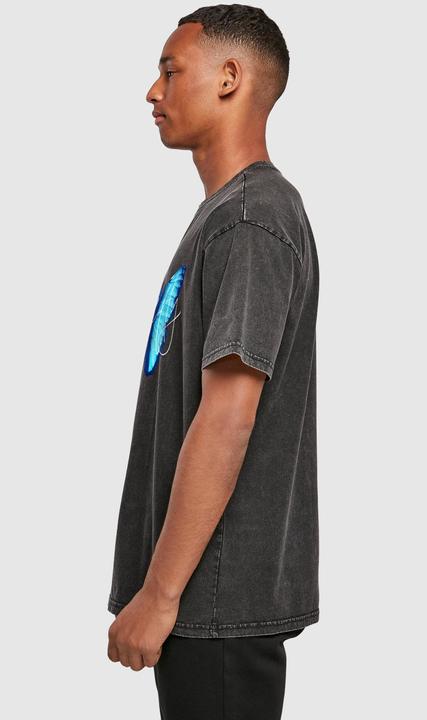 Immagine prodotto Merchcode Farfalla Blu - Maglietta oversize pesante lavata con acido - 117169 (XL)