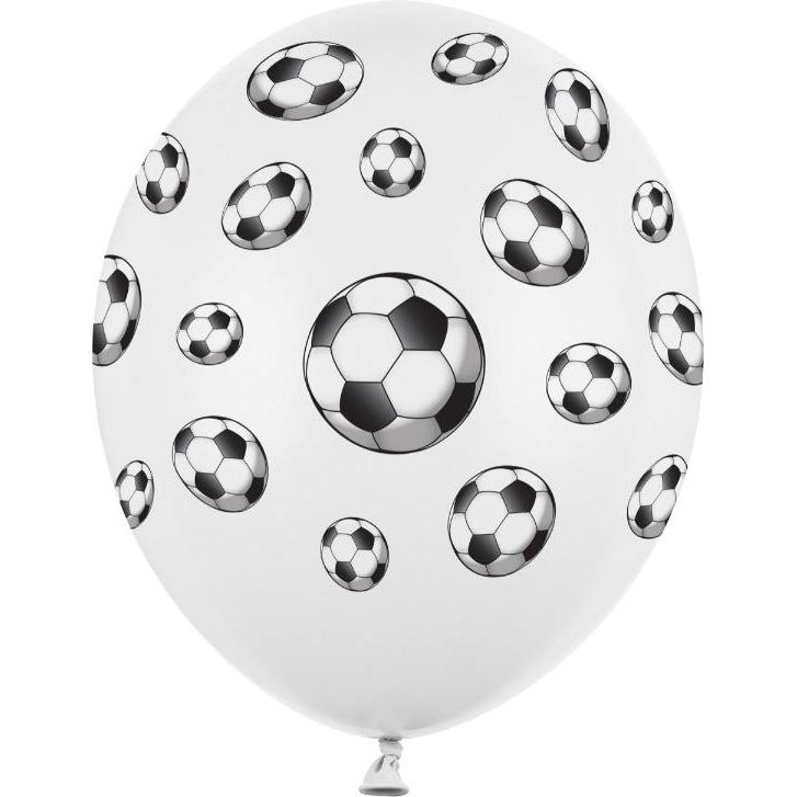 Partydeco Luftballons 'Fussball' 30cm (6St.)