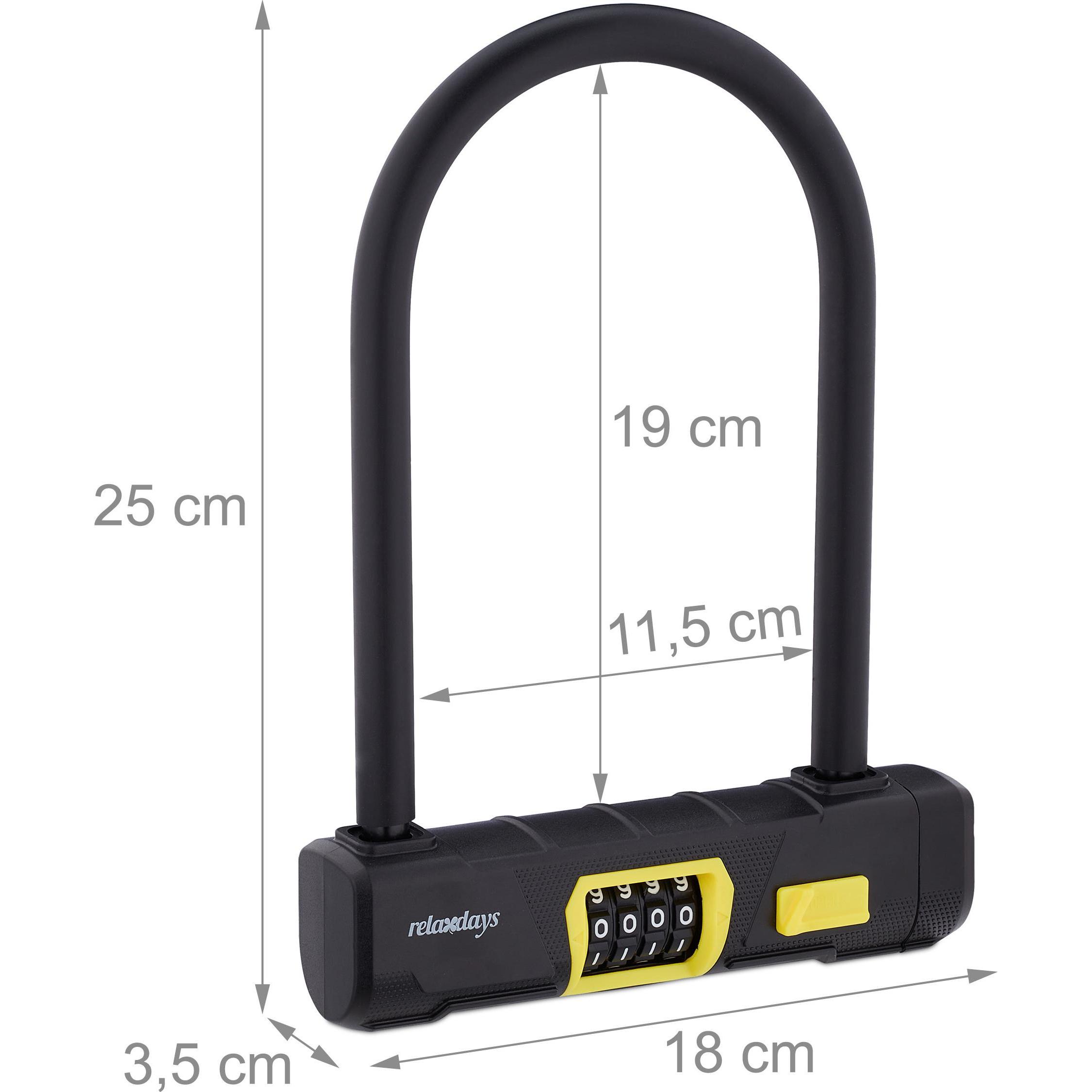 Thumbnail - Relaxdays, Veloschloss, (25 cm)