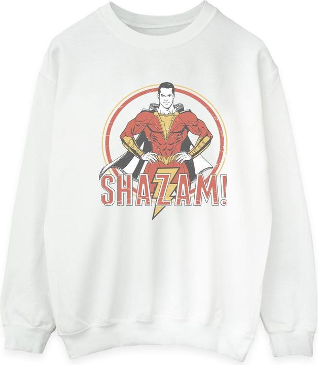 Immagine prodotto Shazam Retro Circle Distressed Felpa Uomo (XL)