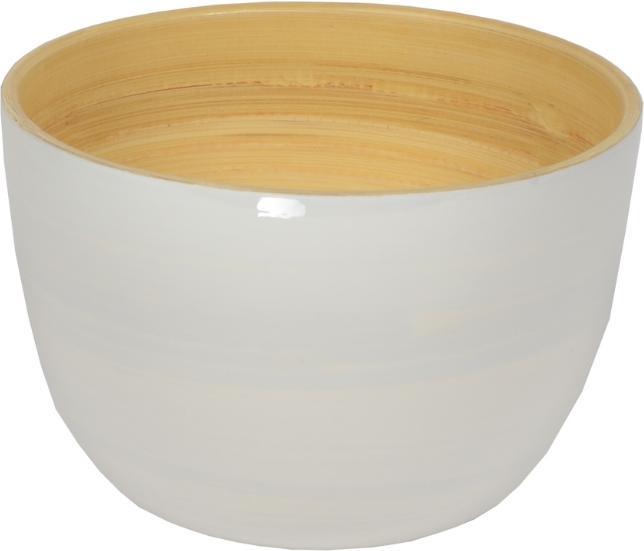Albert L. Bambus-Schüssel weiss 15x10cm (15 cm, 0.90 l, 1x)