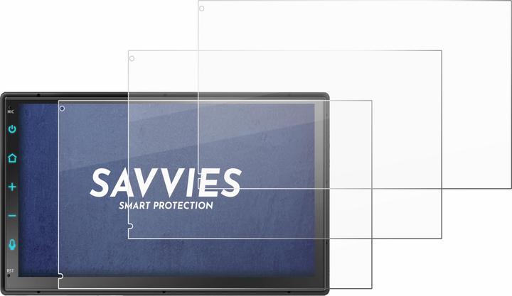 Actual product image Savvies 3x Smart Glass - 9H Hybrid Glass Screen Protector for Atoto F7 WE F7G2B7WE 7"