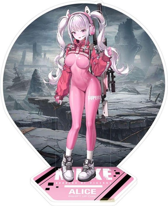 Actual product image Sakami Goddess of Victory: Nikke acrylic diorama Alice 18 cm
