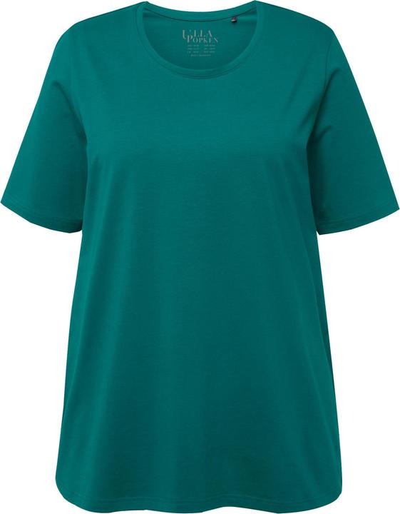 Immagine prodotto Ulla Popken T-shirt dal taglio svasato con scollo a girocollo e mezze maniche (54)