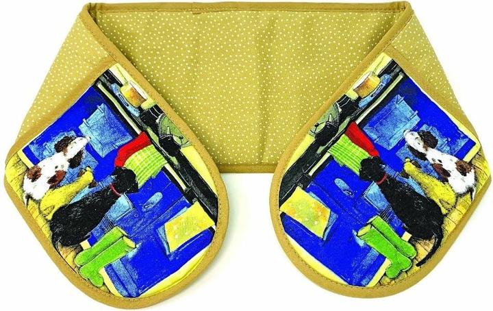 Teka GLV14 Ofenhandschuhe Hunde in der Küche (100 % coton)