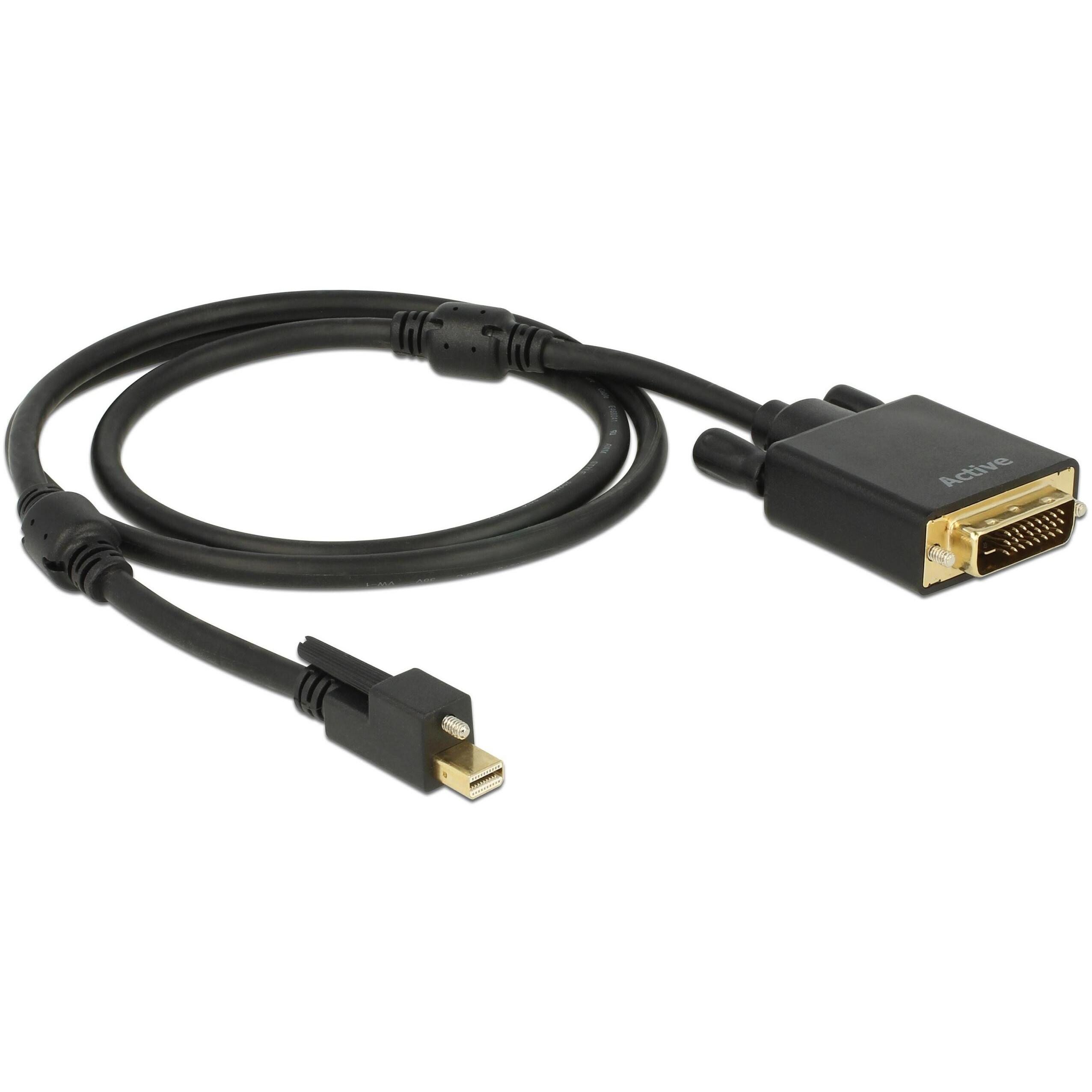 Thumbnail - Delock Mini DisplayPort — DVI (1 m, DVI, DisplayPort), Video Kabel
