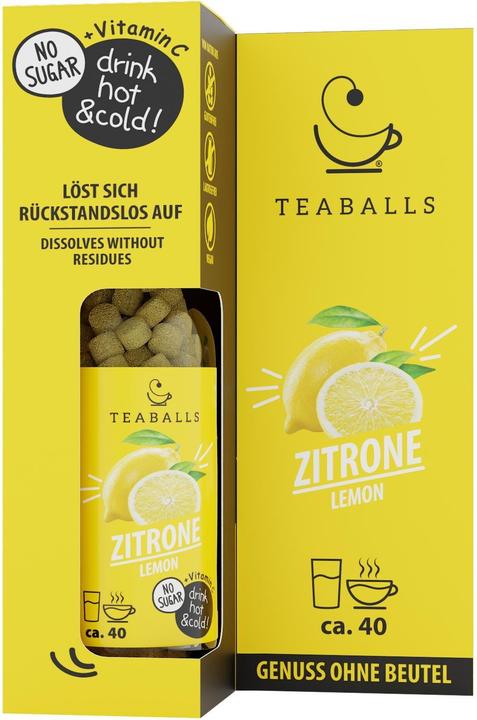 Produktbild Teaballs Zitrone 30-75 Tassen