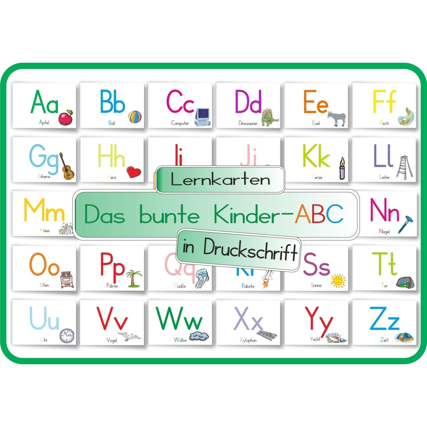 Das bunte Kinder-ABC in Druckschrift, Fachbücher von Helga Momm