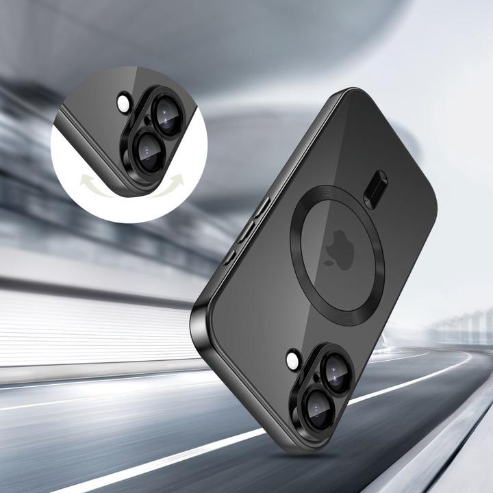 Produktbild 4Kom Tech-Protect MagFlex MagSafe Case für iPhone 17 - Transparent Schwarz (Apple iPhone 17)