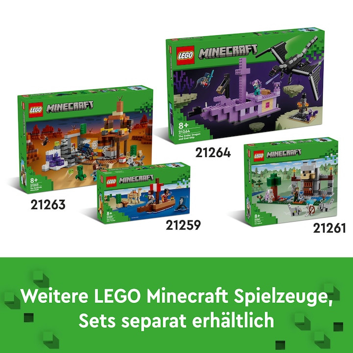 Image du produit LEGO Le jardin des cerisiers en fleurs (21260, LEGO Minecraft)