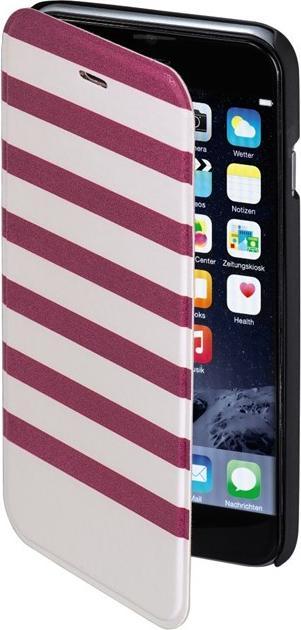 Produktbild Hama Stripes, Folio, Apple, iPhone 6/6s, 11.9 cm (4.7"), Magenta, White (Apple iPhone 6)