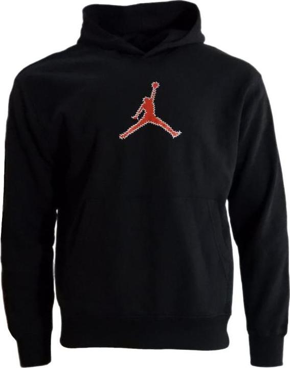 Air Jordan Men's Flight MVP Hoodie Black/Red - FN6352-010 (S)