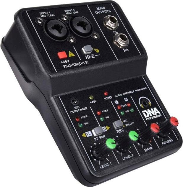 Actual product image DNA MIX 2 - Mikser analogowy 2-kanałowy Hi-Z interfe