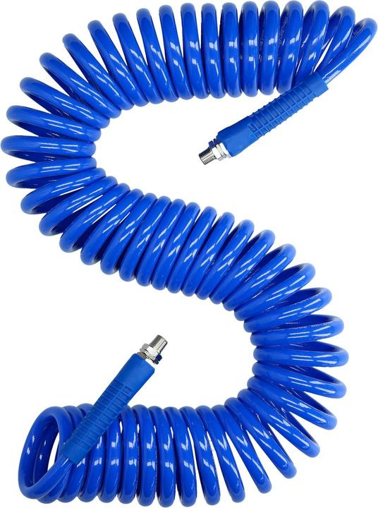 Actual product image KS Tools PU compressed air spiral hose. Ø 8mm 515.3335