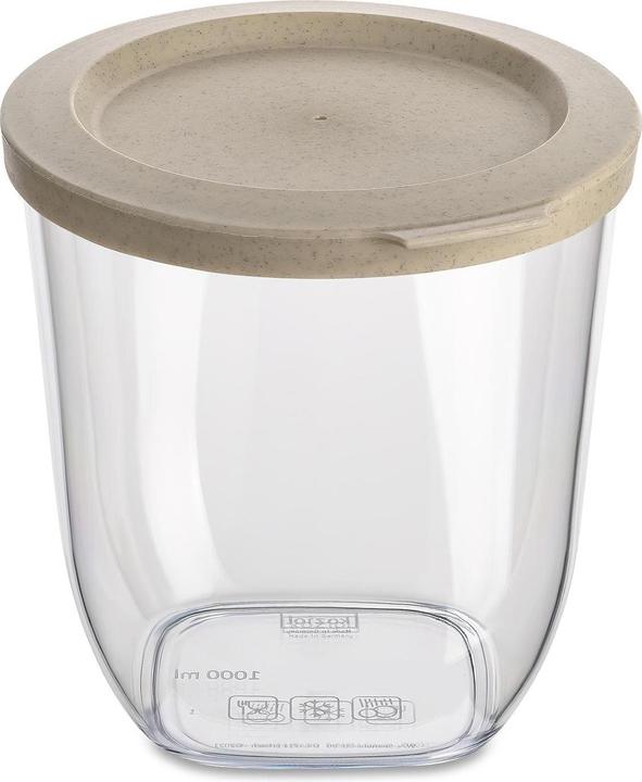 Koziol Barattolo di stoccaggio Connect Dry S 1 l, sabbia (1 l)