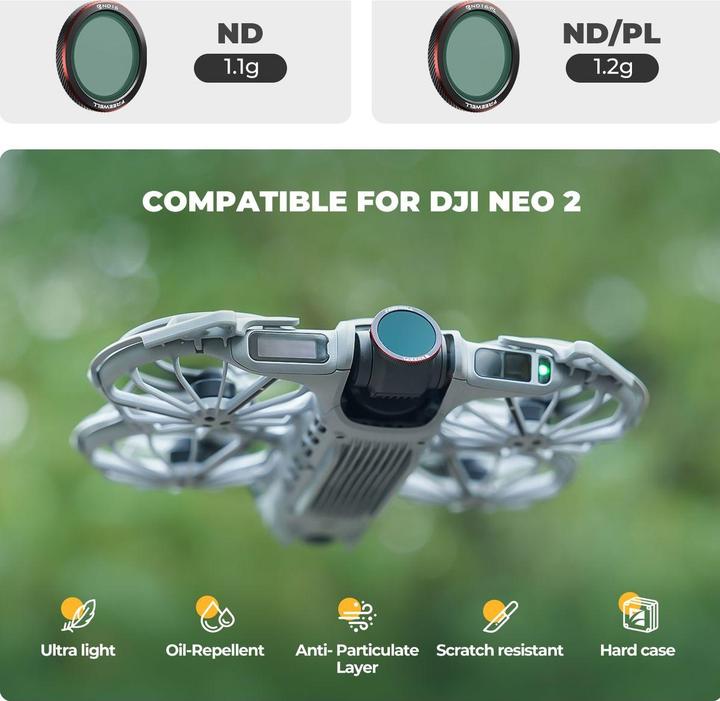Actual product image Freewell Magnetic Filters Mega Kit (Drone filters, DJI Neo 2)