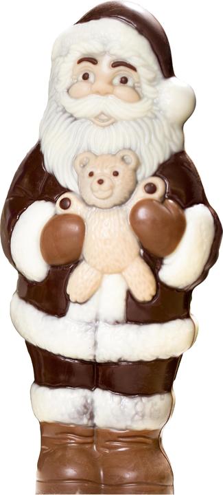 Produktbild miniSchoggi Schokoladenform Samichlaus mit Teddy