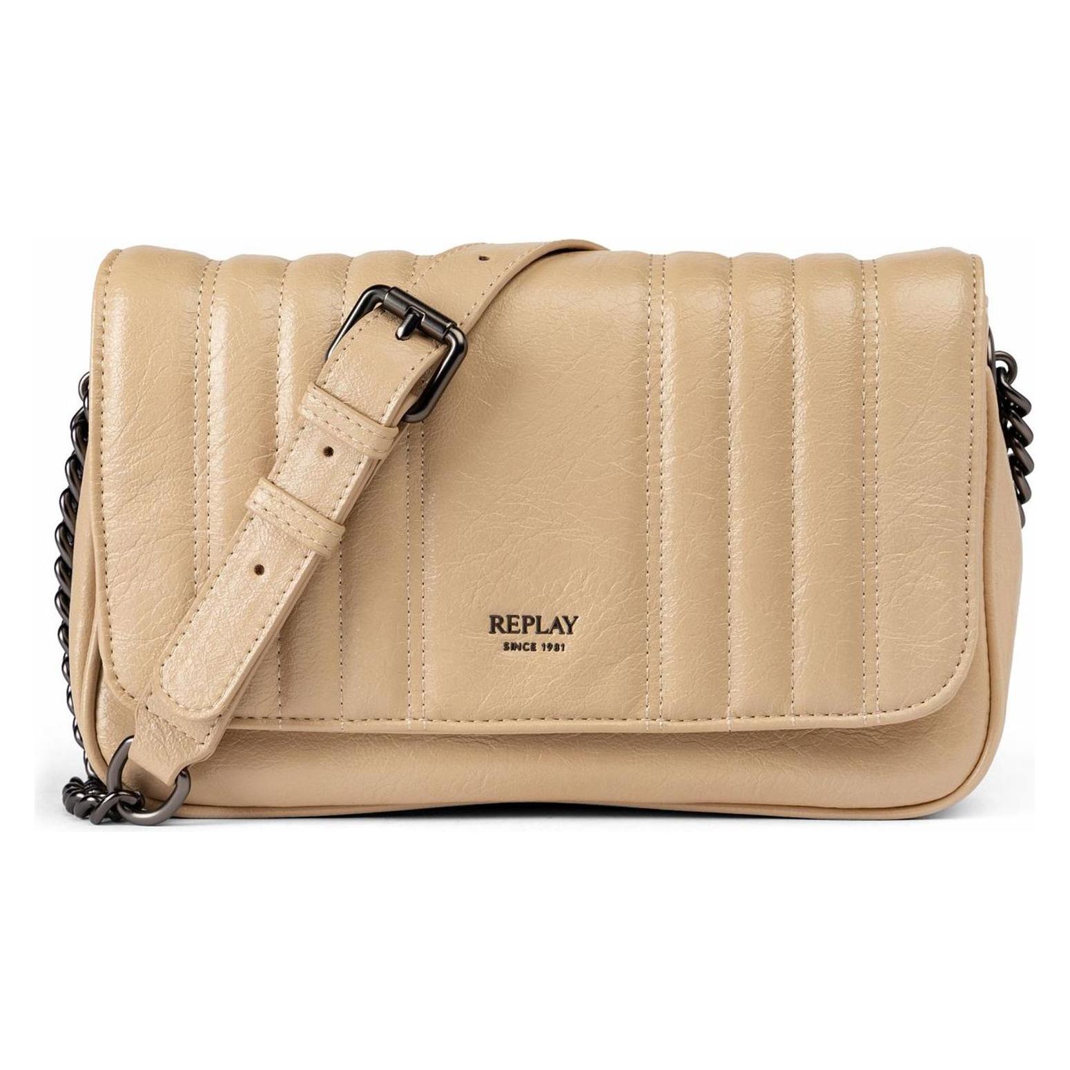 Replay, Damen, Handtasche, Crossbody Bag, Beige
