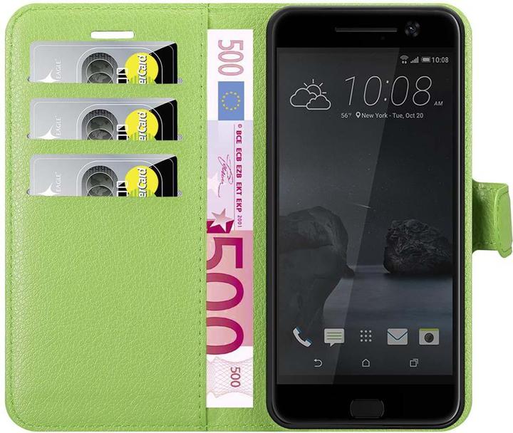 Actual product image Cadorabo Book with stand function cover (HTC One M10)