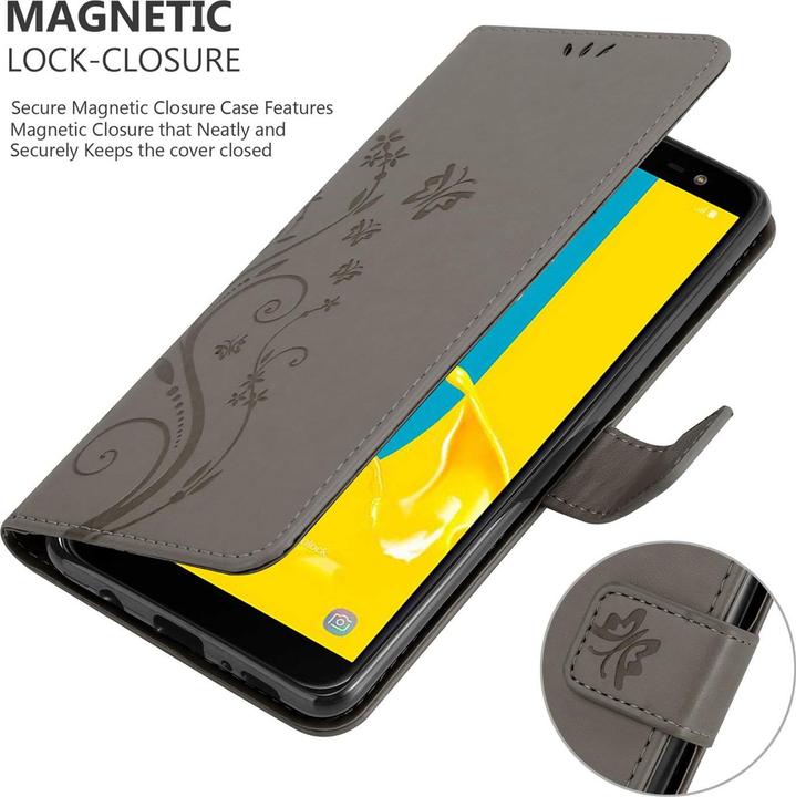 Immagine prodotto Cadorabo Copertina del libro di fiori (Samsung Galaxy J6 (2018))