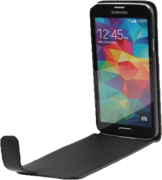 Actual product image König Design Mobile phone case (Flip) for Samsung Galaxy S5 mini (SM G800) black (Samsung Galaxy S5 Mini)