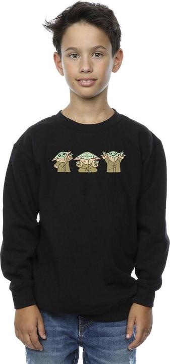 Produktbild Star Wars The Mandalorian Grogu Poses Sweatshirt Jungen (104)