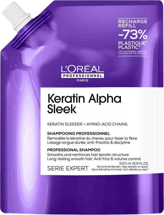 Immagine prodotto L'Oréal Paris L'Oreal Serie Expert Keratin Alpha Shampoo 500ml (Shampoo liquido, 500 ml)