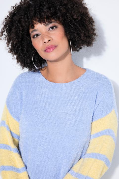 Produktbild Angel of Style Pullover, Loose Fit, Ringel-Ballonärmel (50, 52)