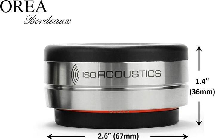 Produktbild Isoacoustics Orea Bordeaux Anti vibratie