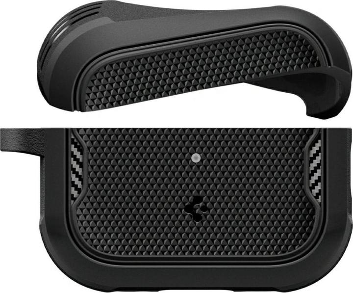 Actual product image Spigen - Core Armor - Apple AirPods Pro 3 - Matte Black (Headphone sleeve)