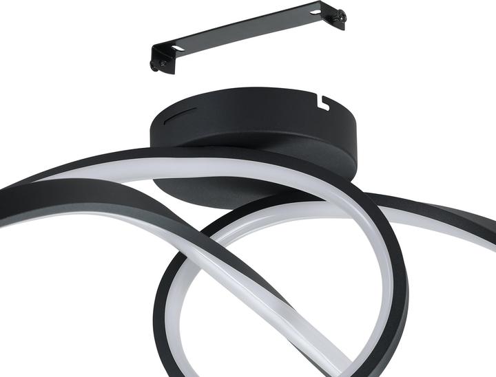 Produktbild EGLO Calarossa-Z Ceiling Lamp - Black 70.5x23 - RGB + TW - Zigbee, Bluetooth (2500 lm)
