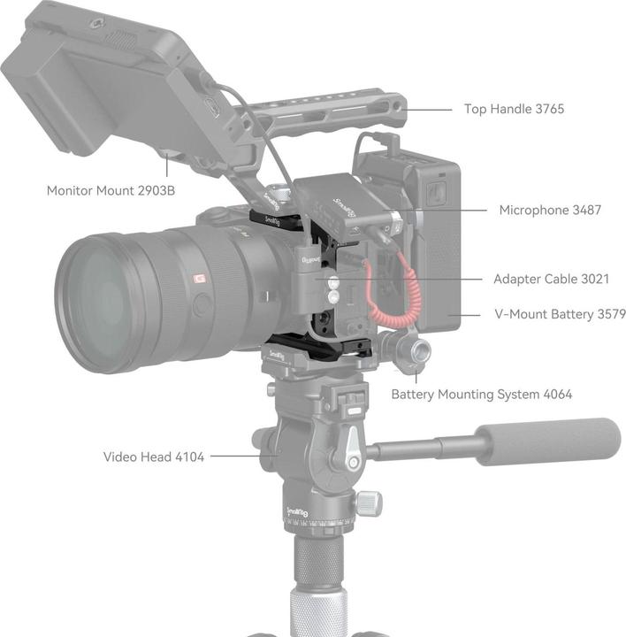 Produktbild SmallRig Cage Sony Alpha 6700 Half (Cage)