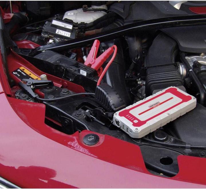 Actual product image Dino Quick start system, jumper cable 12V 1500A 62.9Wh 136150 jump start current (12 V)= (1500 A, 4250 mAh)