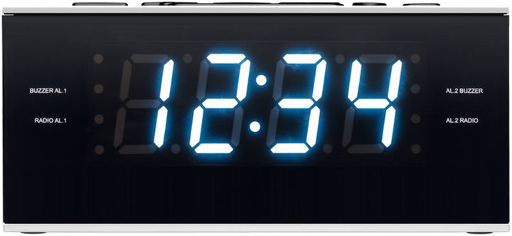Image du produit Bigben Radio-réveil RR60 noir blanc