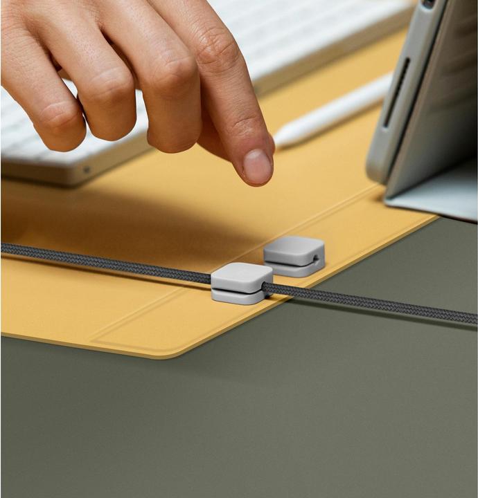 Image du produit Uniq Hagen dwustronna magnetyczna podkładka na biurko czarno-niebieski/midnight black-washed blue (35 x 68.20 cm)