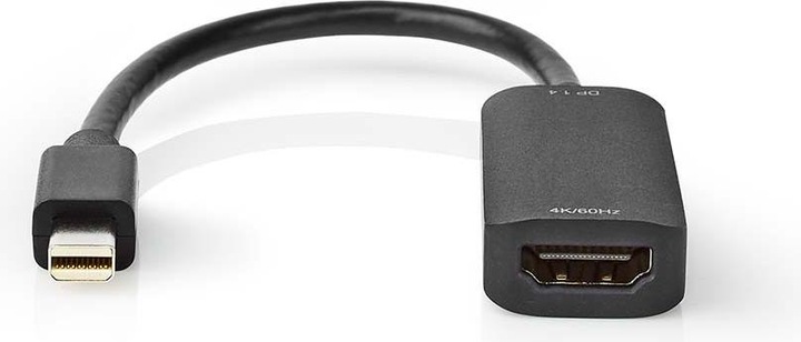 Produktbild Nedis Mini Displayport-Kabel - DisplayPort 1.4 - Mini DisplayPort Stecker - HDMI™ Ausgang - 48 Gbps (Mini DP, 20 cm)