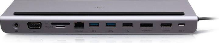 Produktbild C2G USB-C 10-in-1 Triple Display Docking (USB-C, 10 Ports)