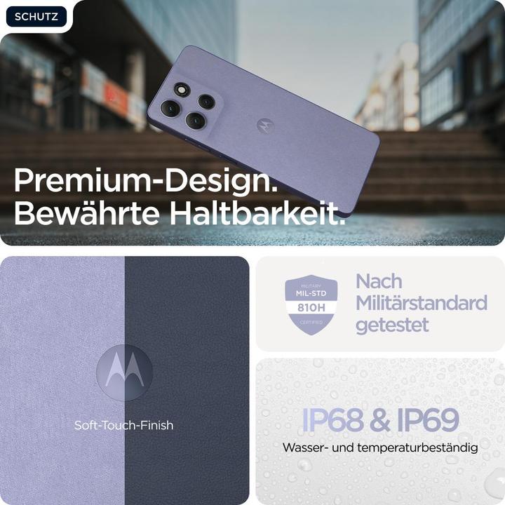 Produktbild Motorola Moto G86 (256 GB, Cosmic Sky, Lilac, 6.67", Dual SIM, 5G)