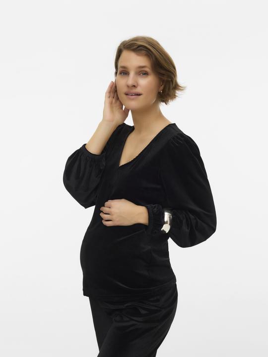 Immagine prodotto Mamalicious Normal geschnitten Rundhals Top Bluse (S)