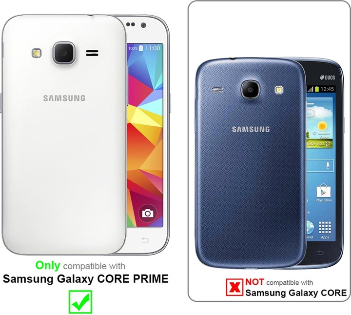 Actual product image Cadorabo Display protection glass (1 Piece, Samsung Galaxy Core Prime)