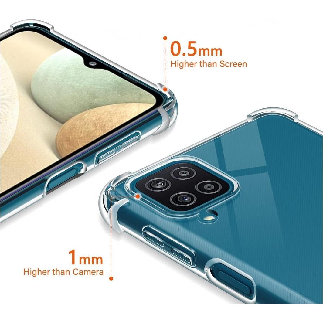 Thumbnail - Screenguard Samsung Galaxy M12 Hülle Crystal Soft Airbag Bumper (Samsung Galaxy M12), Smartphone Hülle, Transparent