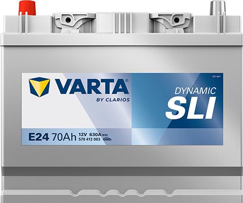 Actual product image Varta Blue Dynamic E24 (12 V, 70 Ah, 630 A)
