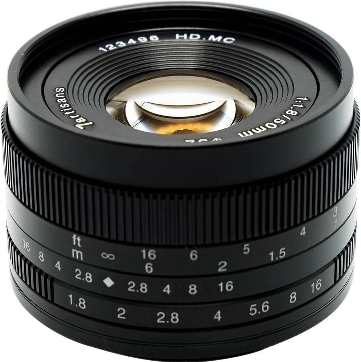 Image du produit 7artisans 50mm f/1.8, Sony E (Sony E, APS-C / DX)