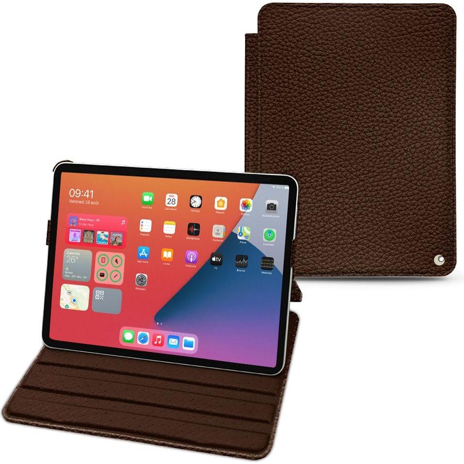Noreve Lederschutzhülle horizontal (iPad mini 6), Tablet Hülle, Braun