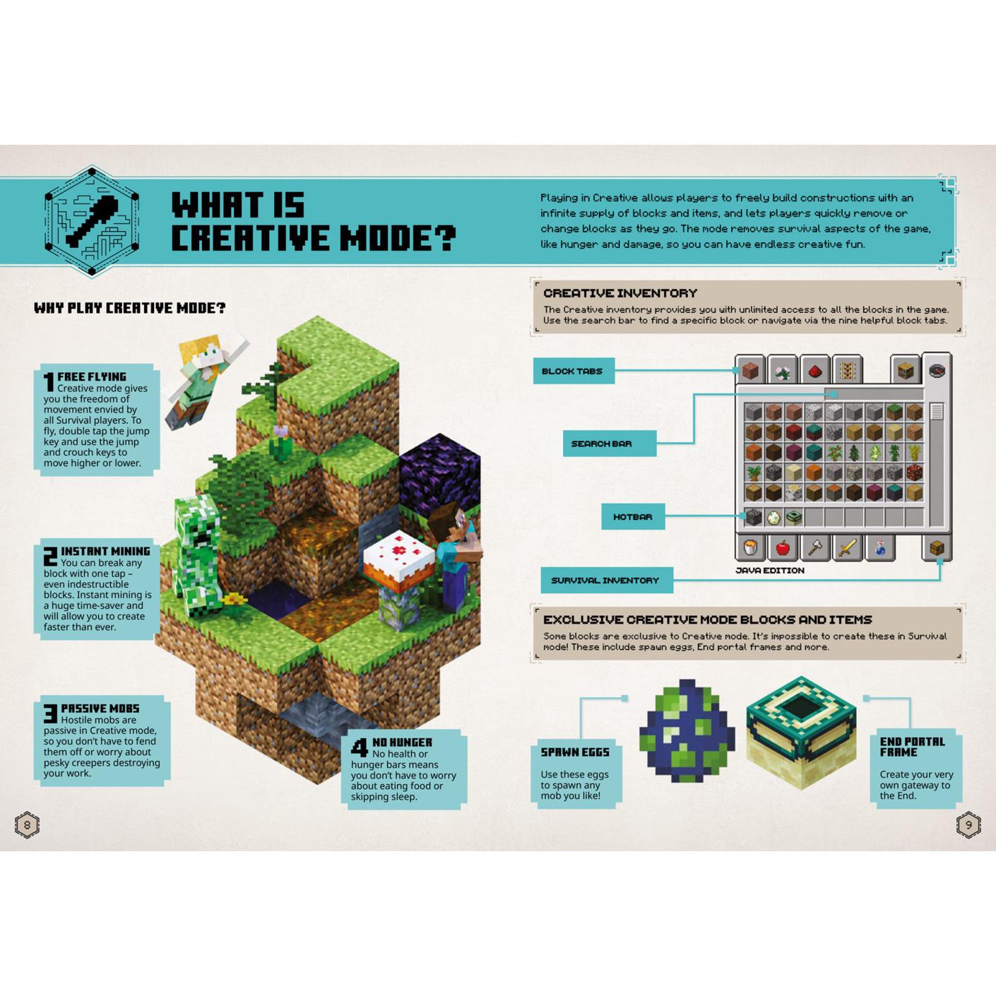 All New Official Minecraft Creative Handbook, Kinderbücher von Collectif