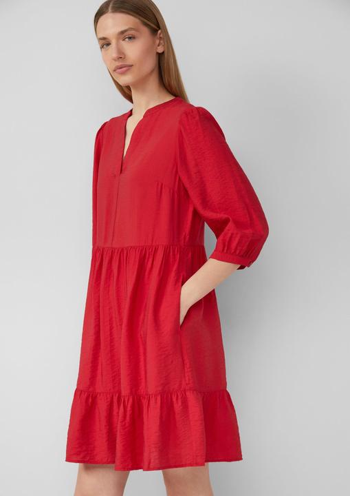 Image du produit S.Oliver Kleid Strukturiertes Kleid aus Viskosemix mit Eingrifftaschen (42)